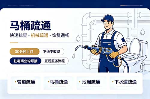 黔南马桶疏通