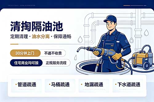黔南清掏隔油池